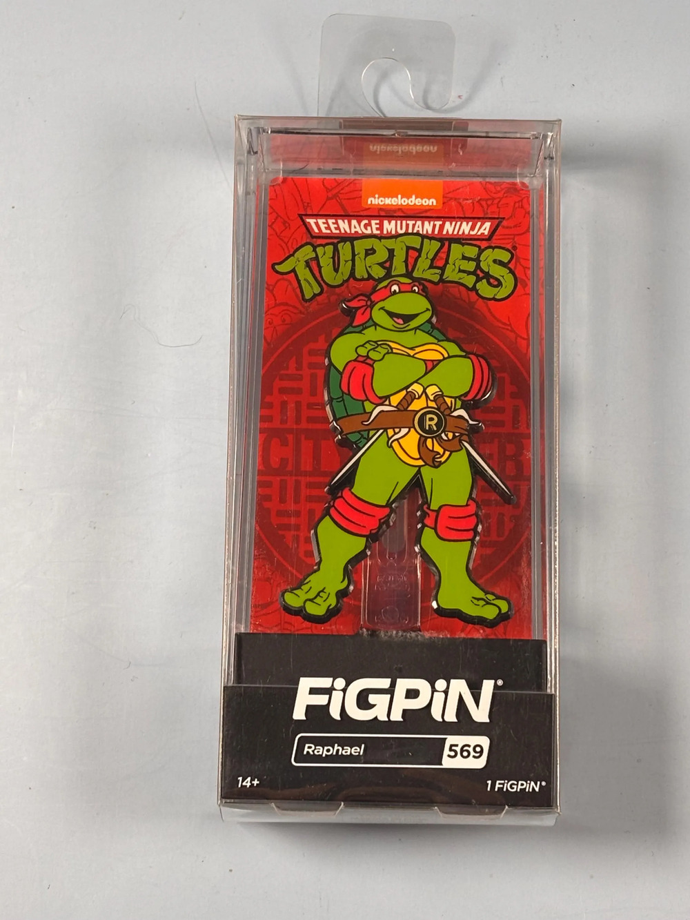 FiGPiN: Teenage Mutant Ninja Turtles - Raphael Classic Enamel Pin 569 New